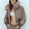 Chaqueta Bunny Slope de mezcla de lana - Alpine Cocoa Heather