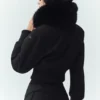 Chaqueta Bunny Slope de mezcla de lana - Negro