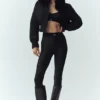 Chaqueta Bunny Slope de mezcla de lana - Negro