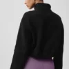 Chaqueta City Girl de lana de doble cara - Negro