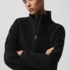 Chaqueta City Girl de lana de doble cara - Negro