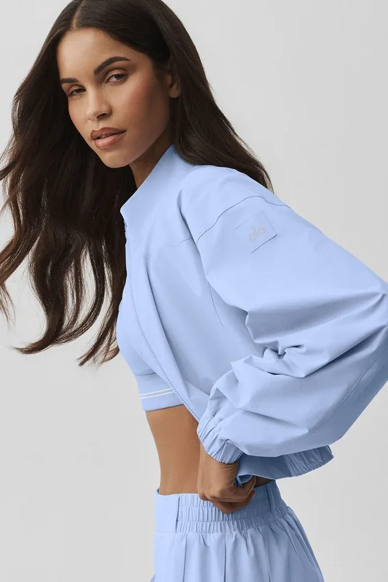 Chaqueta Clubhouse - Azul Provenza claro