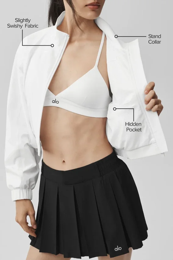 Chaqueta Clubhouse - Blanco