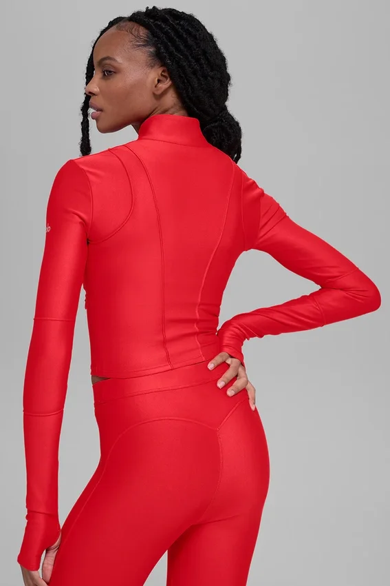Chaqueta con cremallera Airlift Ignite - Rojo brillante