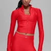 Chaqueta con cremallera Airlift Ignite - Rojo brillante