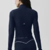 Chaqueta con cremallera completa Airbrush Corset - Azul marino