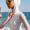 Chaqueta con cremallera completa Alo Softsculpt Superset - Blanco