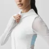 Chaqueta con cremallera completa Alo Softsculpt Superset - Blanco
