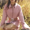 Chaqueta corta con cremallera completa «Fan Favorite» - Rosa vintage