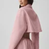 Chaqueta corta con cremallera completa «Fan Favorite» - Rosa vintage