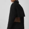 Chaqueta corta con cremallera completa favorita de los fans - Negro