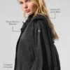 Chaqueta corta con cremallera completa Game Time - Negro