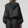 Chaqueta corta con cremallera completa Game Time - Negro