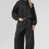 Chaqueta corta con cremallera completa Game Time - Negro