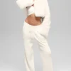 Chaqueta corta elegante de piel sintética - Marfil