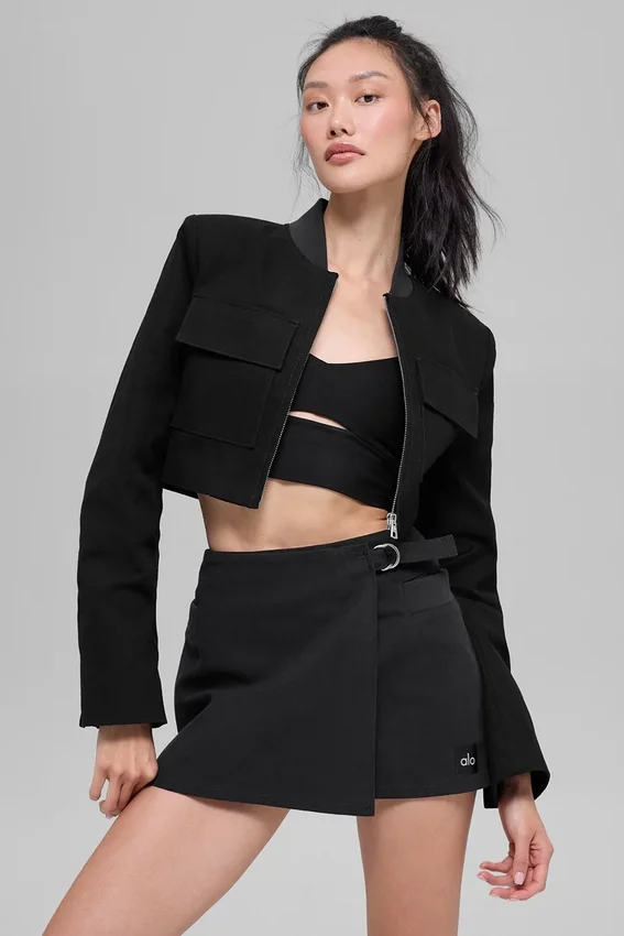 Chaqueta corta Main Character - Negro