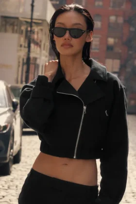Chaqueta Cosmopolitan corta - Negro