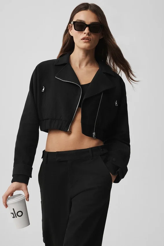 Chaqueta Cosmopolitan corta - Negro
