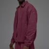 Chaqueta de lona de algodón estilo Coaches - Burdeos