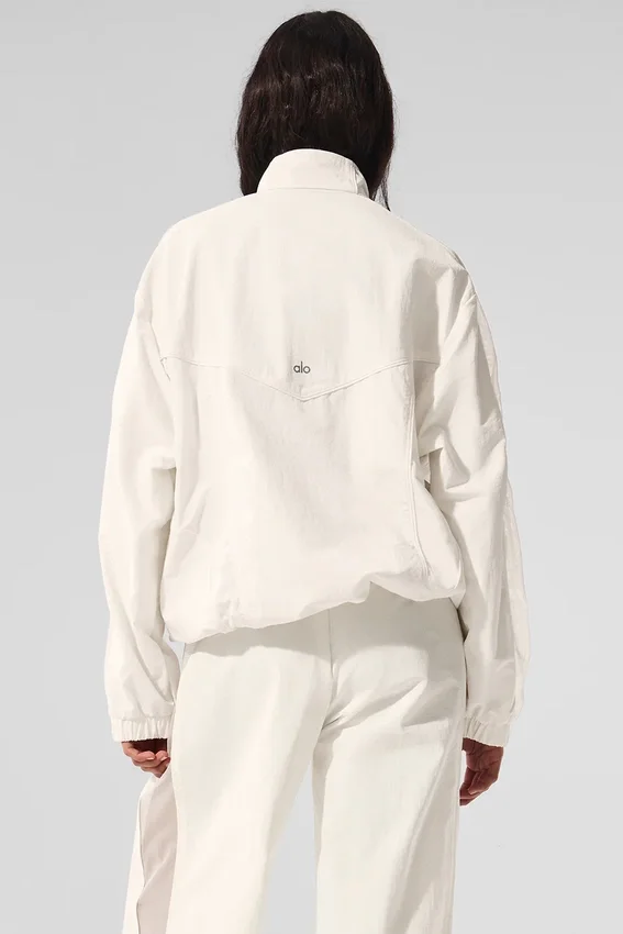 Chaqueta deportiva Origin con cremallera completa - Marfil