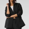 Chaqueta deportiva Origin con cremallera completa - Negro