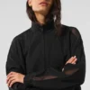 Chaqueta deportiva Origin con cremallera completa - Negro