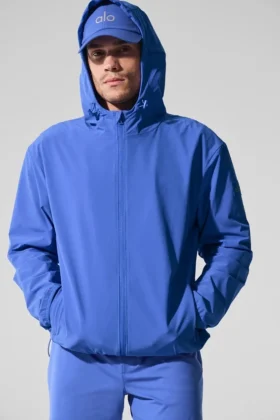 Chaqueta deportiva Performance On-The-Go – Azul Maratón