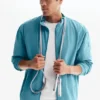 Chaqueta deportiva Takeaway con cremallera completa - Blue Breeze
