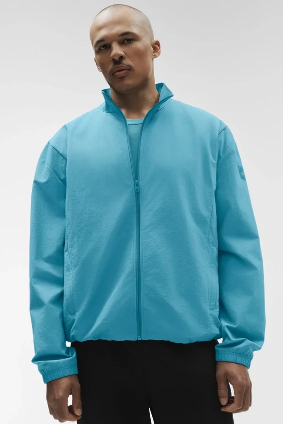 Chaqueta deportiva Takeaway con cremallera completa - Blue Breeze
