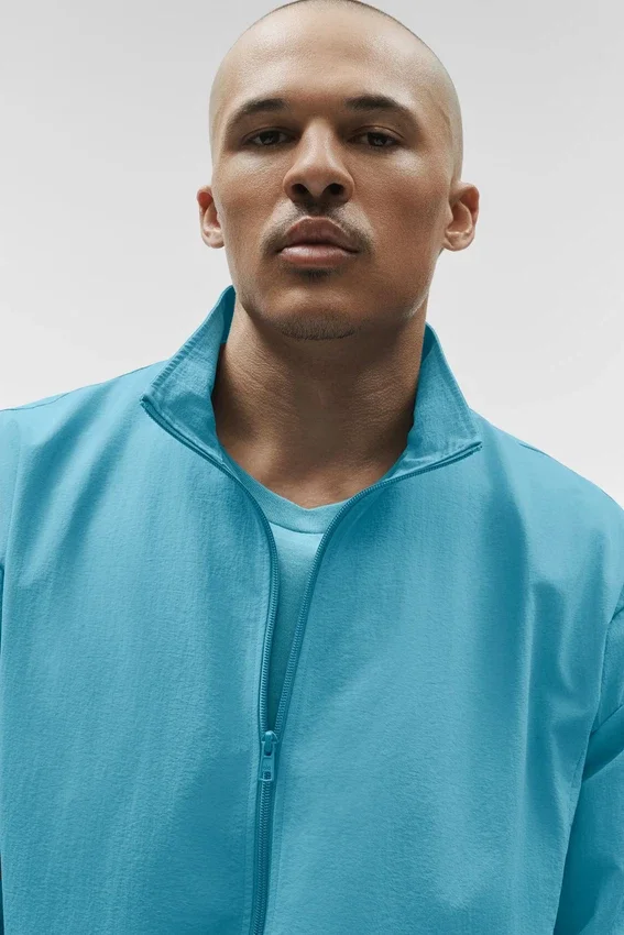Chaqueta deportiva Takeaway con cremallera completa - Blue Breeze