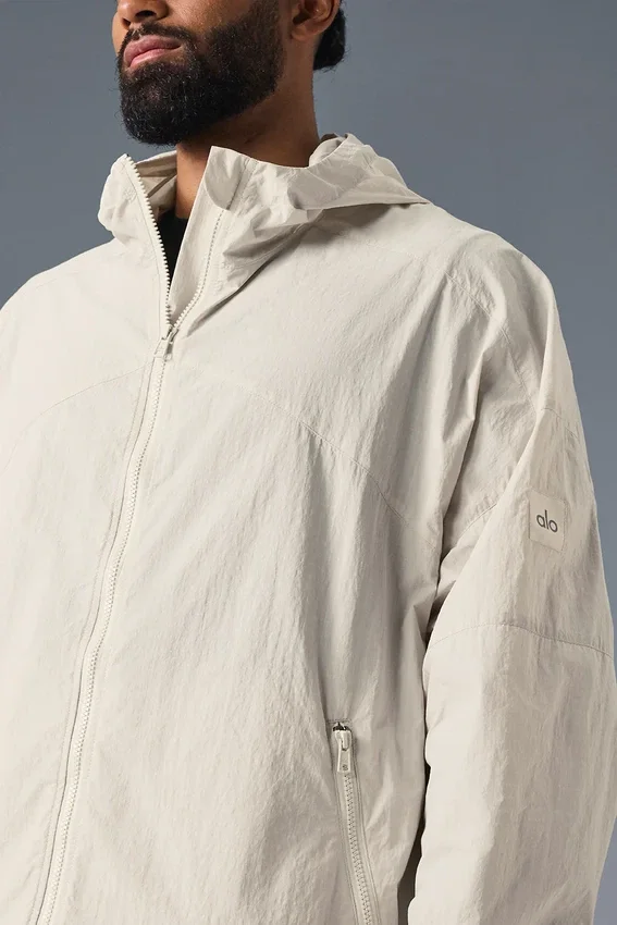 Chaqueta deportiva Vantage de nailon ripstop - Hueso