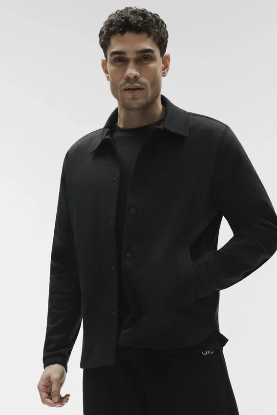 Chaqueta Edition de imitación de gamuza - Negro