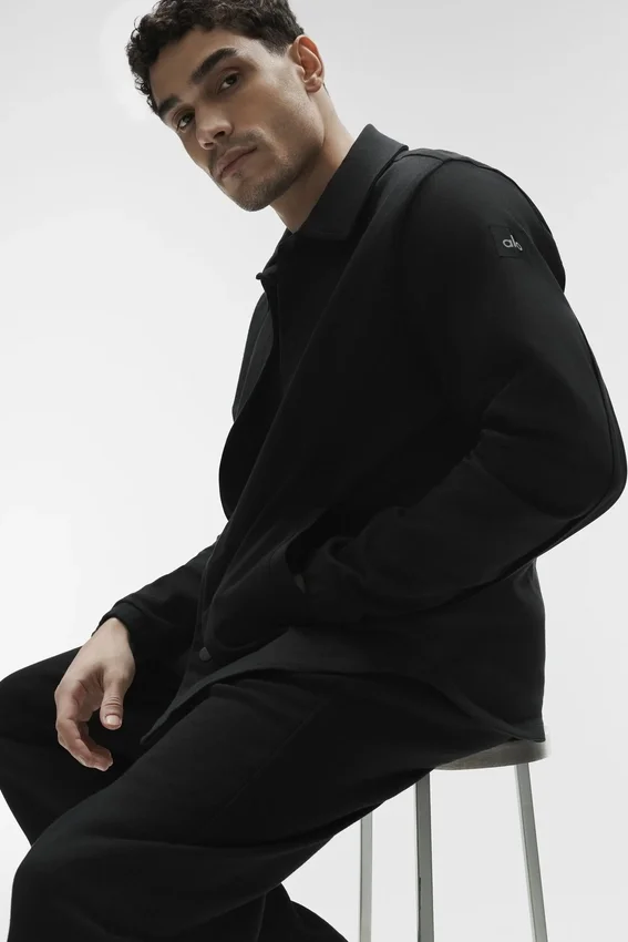 Chaqueta Edition de imitación de gamuza - Negro