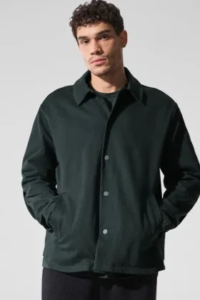 Chaqueta Edition Sueded - Verde carbón