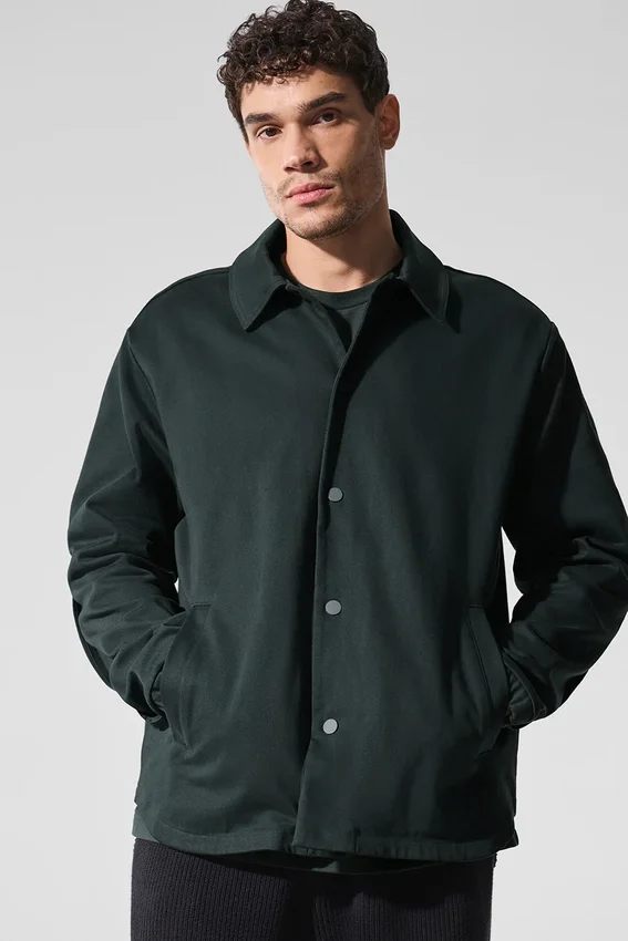 Chaqueta Edition Sueded - Verde carbón