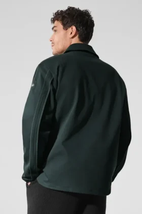 Chaqueta Edition Sueded – Verde carbón