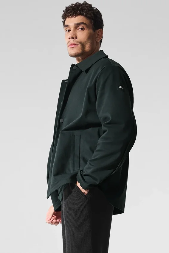 Chaqueta Edition Sueded - Verde carbón