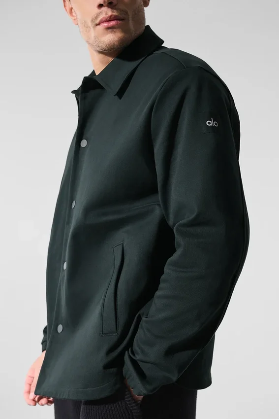 Chaqueta Edition Sueded - Verde carbón