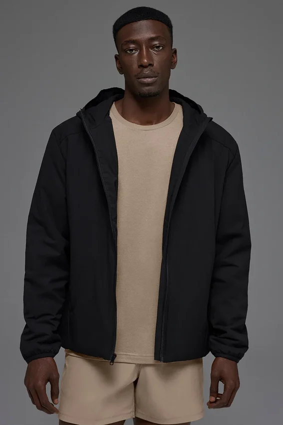 Chaqueta Elemental con cremallera completa - Negro