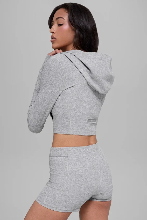 Chaqueta entallada Alosoft Sincere — Gris jaspeado deportivo