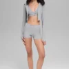 Chaqueta entallada Alosoft Sincere — Gris jaspeado deportivo