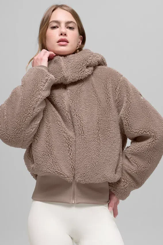 Chaqueta Foxy Sherpa - Chai Latte
