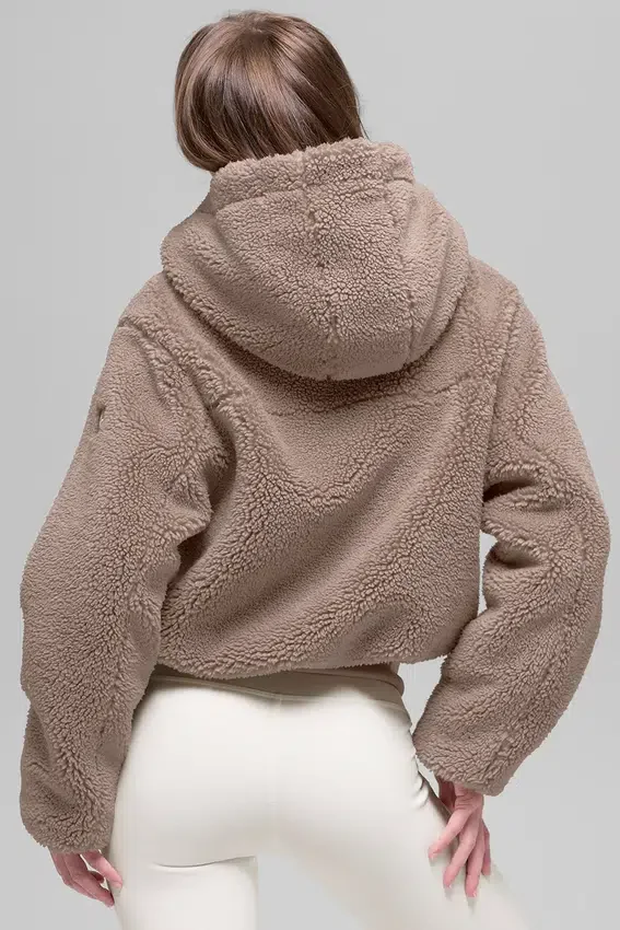 Chaqueta Foxy Sherpa - Chai Latte