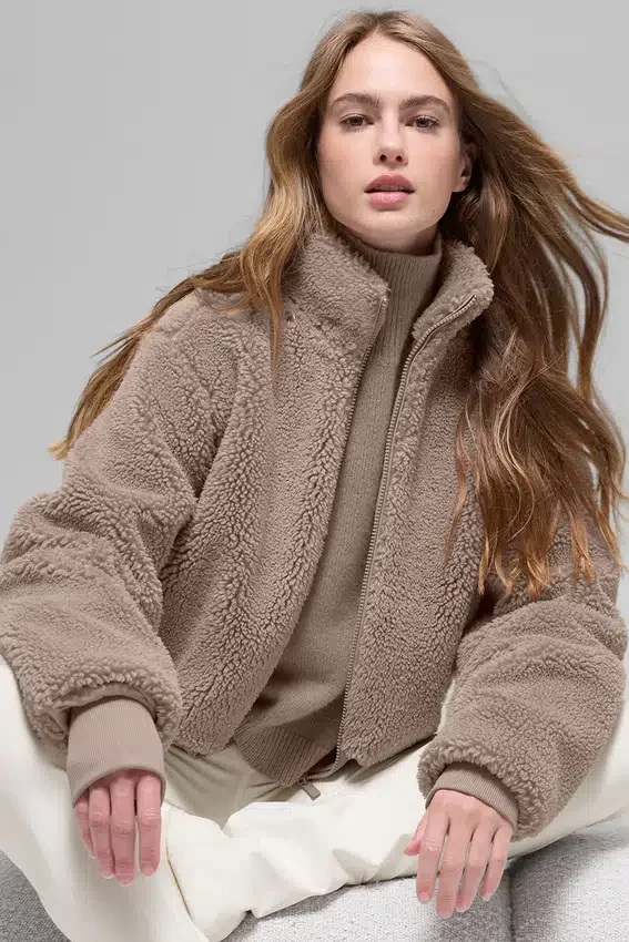 Chaqueta Foxy Sherpa - Chai Latte