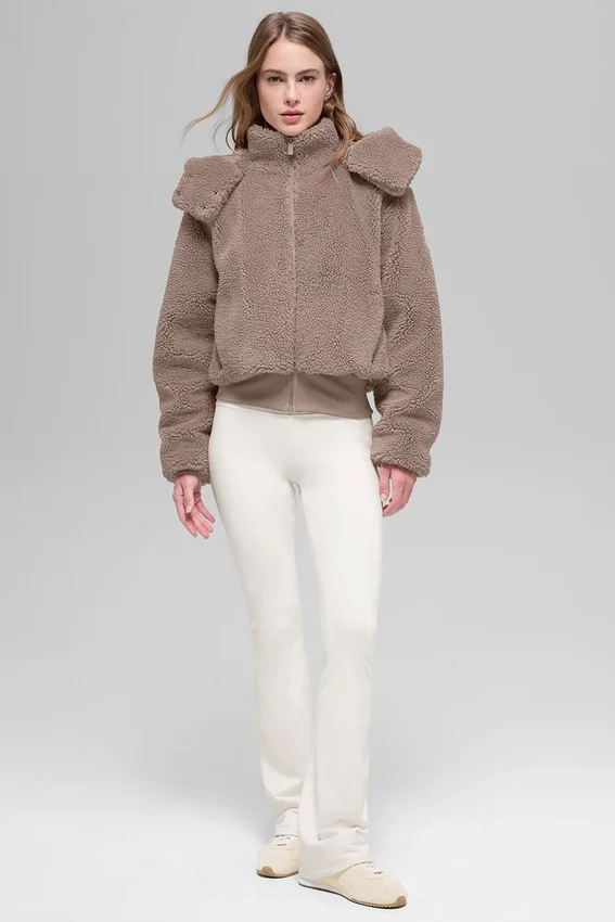 Chaqueta Foxy Sherpa - Chai Latte