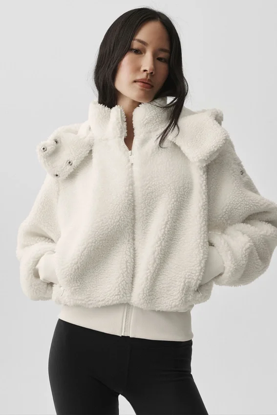 Chaqueta Foxy Sherpa - Marfil