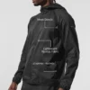 Chaqueta Game Time Ripstop - Negro