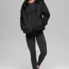 Chaqueta Grand de imitación de piel de oveja - Negro