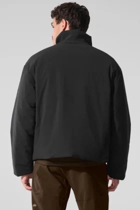 Chaqueta Notable de tejido elástico – Negro