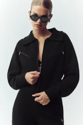 Chaqueta Radiate de cachemira - Negro